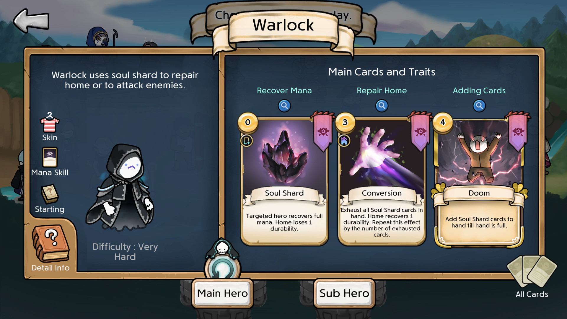 3 Minute Heroes - Void (Warlock Skin) official in-game screenshot 1