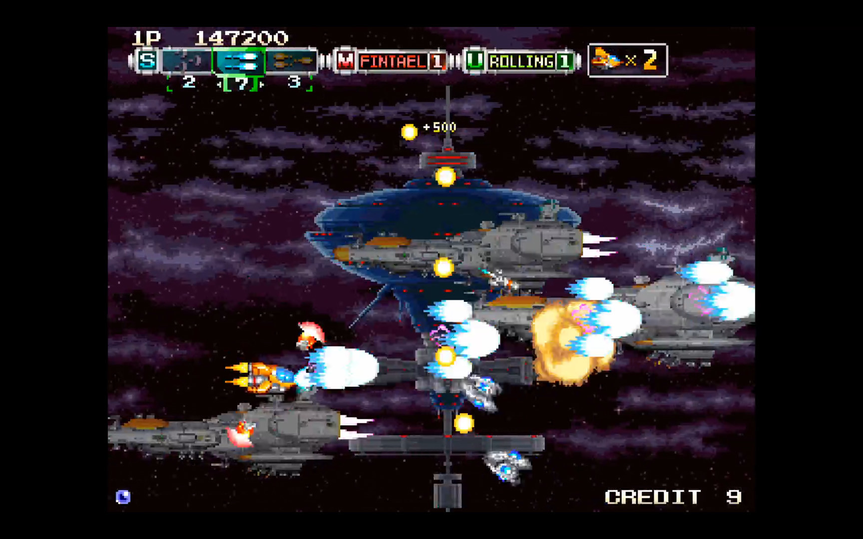 Andro Dunos 2 official in-game screenshot 1