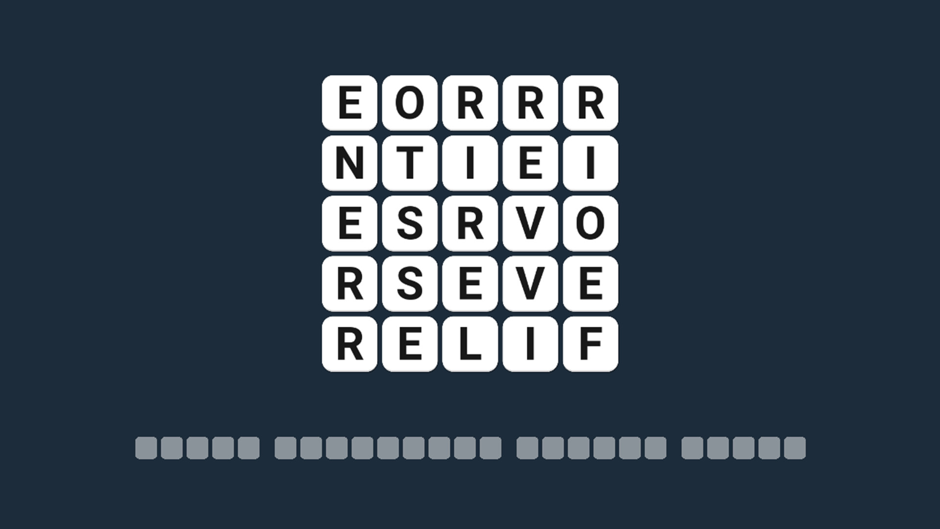 Wordle 5 official in-game screenshot 1