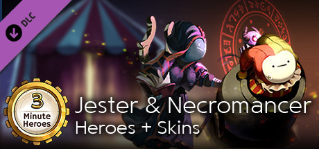3 Minute Heroes - Jester & Necromancer Heroes + Skins cover artwork