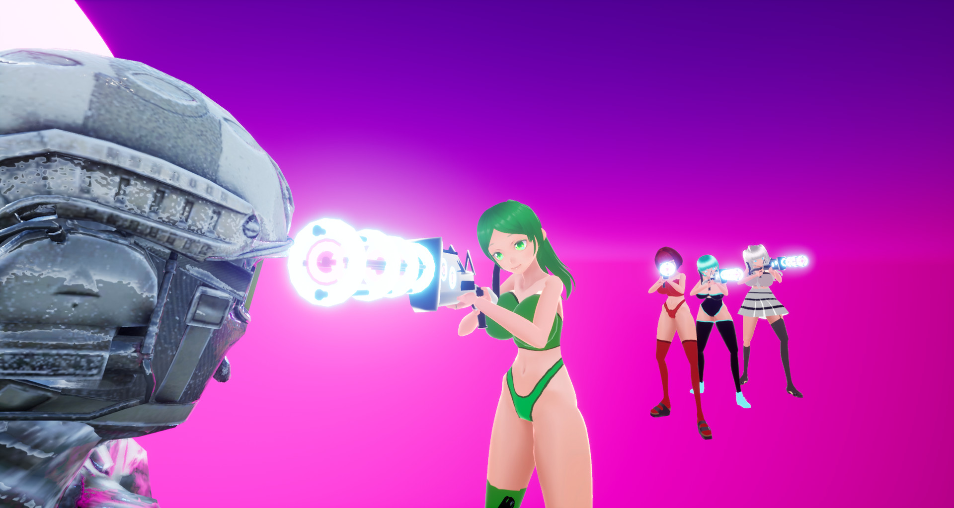 Anime Girls VS Soldiers official in-game screenshot 1