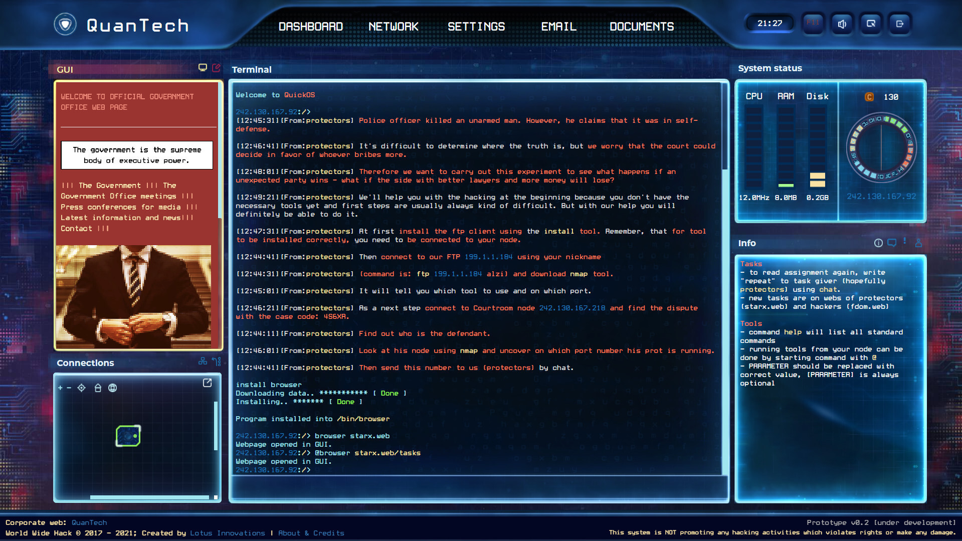 World Wide Hack Soundtrack official in-game screenshot 1