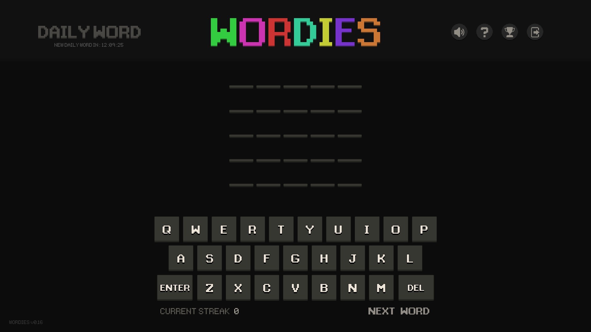 Wordies official in-game screenshot 1