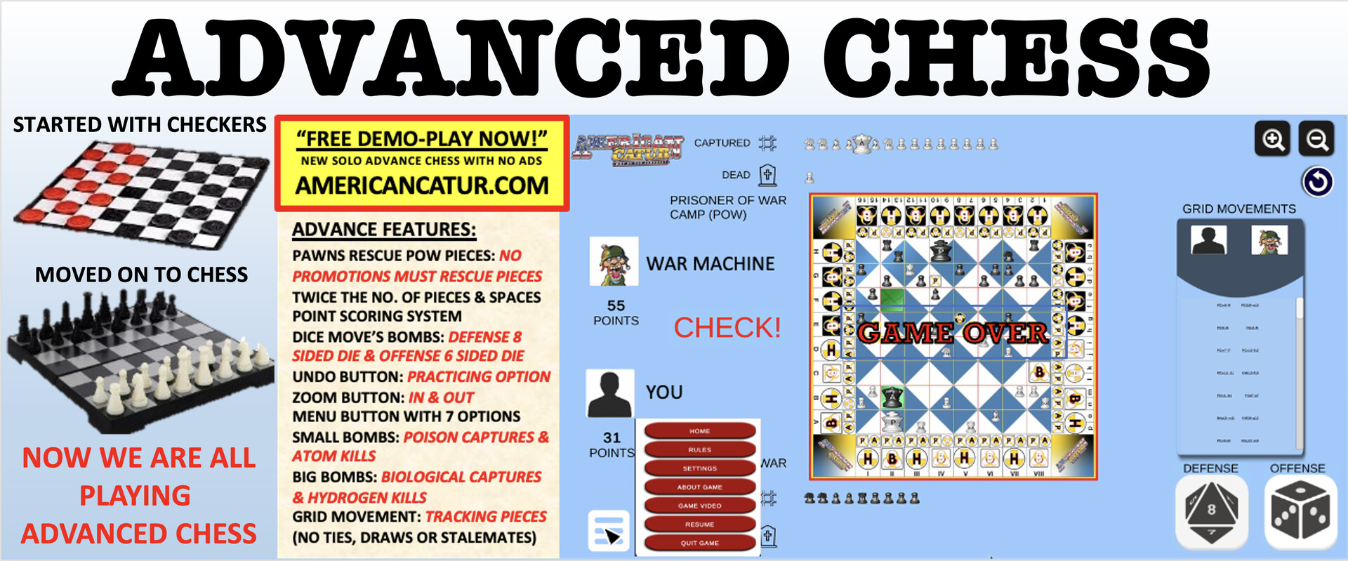 American Catur/Traditional official in-game screenshot 1