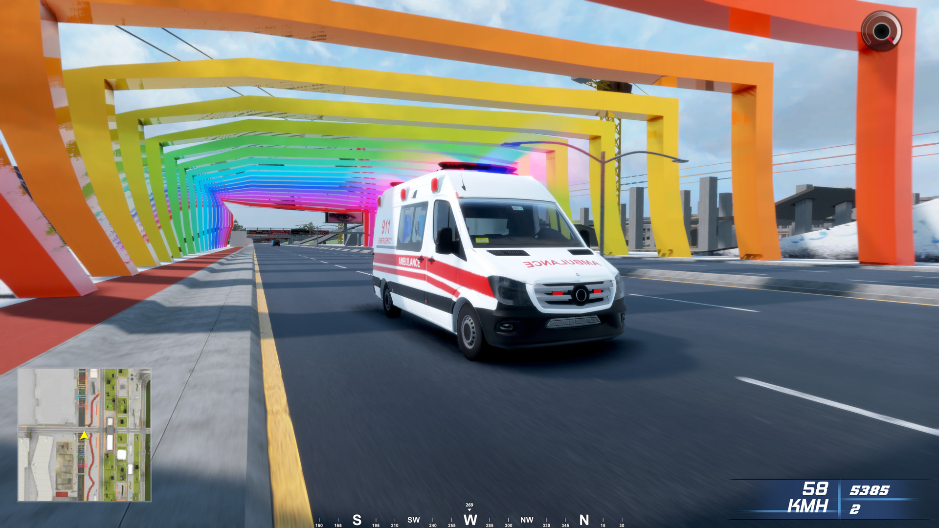 Ambulance Emergency Simulation official in-game screenshot 1