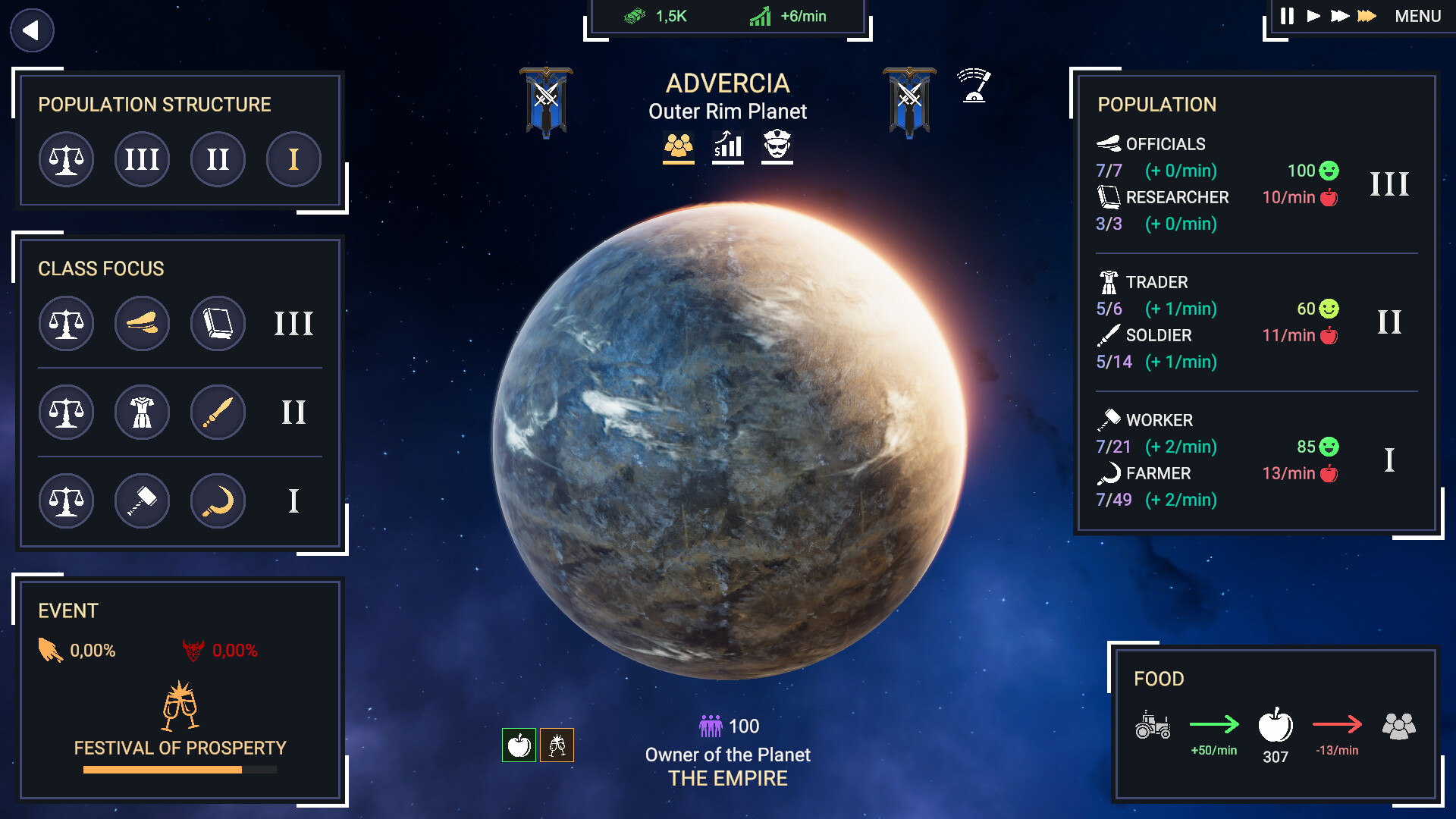 Astronomics Rise of a New Empire official in-game screenshot 1