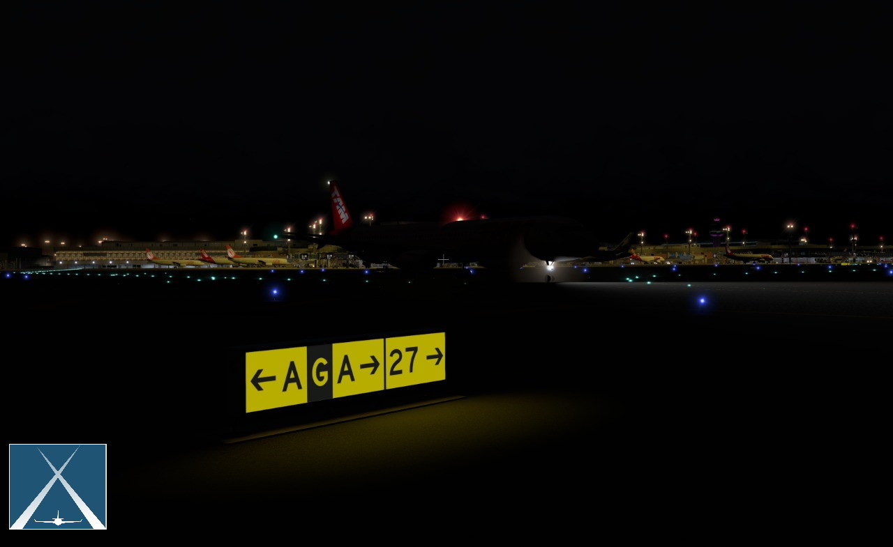 X-Plane 11 - Add-on: Globall Art - SBGR - São Paulo - Guarulhos International Airport official in-game screenshot 1