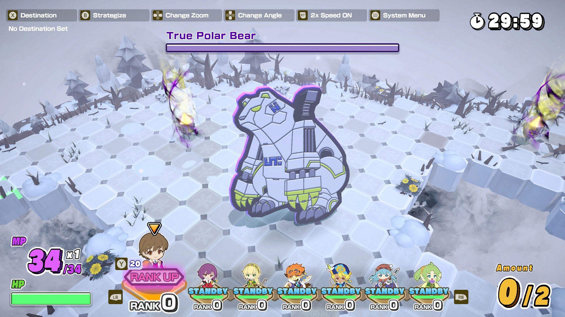 Adventure Academia: The Fractured Continent - Vol.2 Challenge Quest: "Danger Mountain March EX" official in-game screenshot 1
