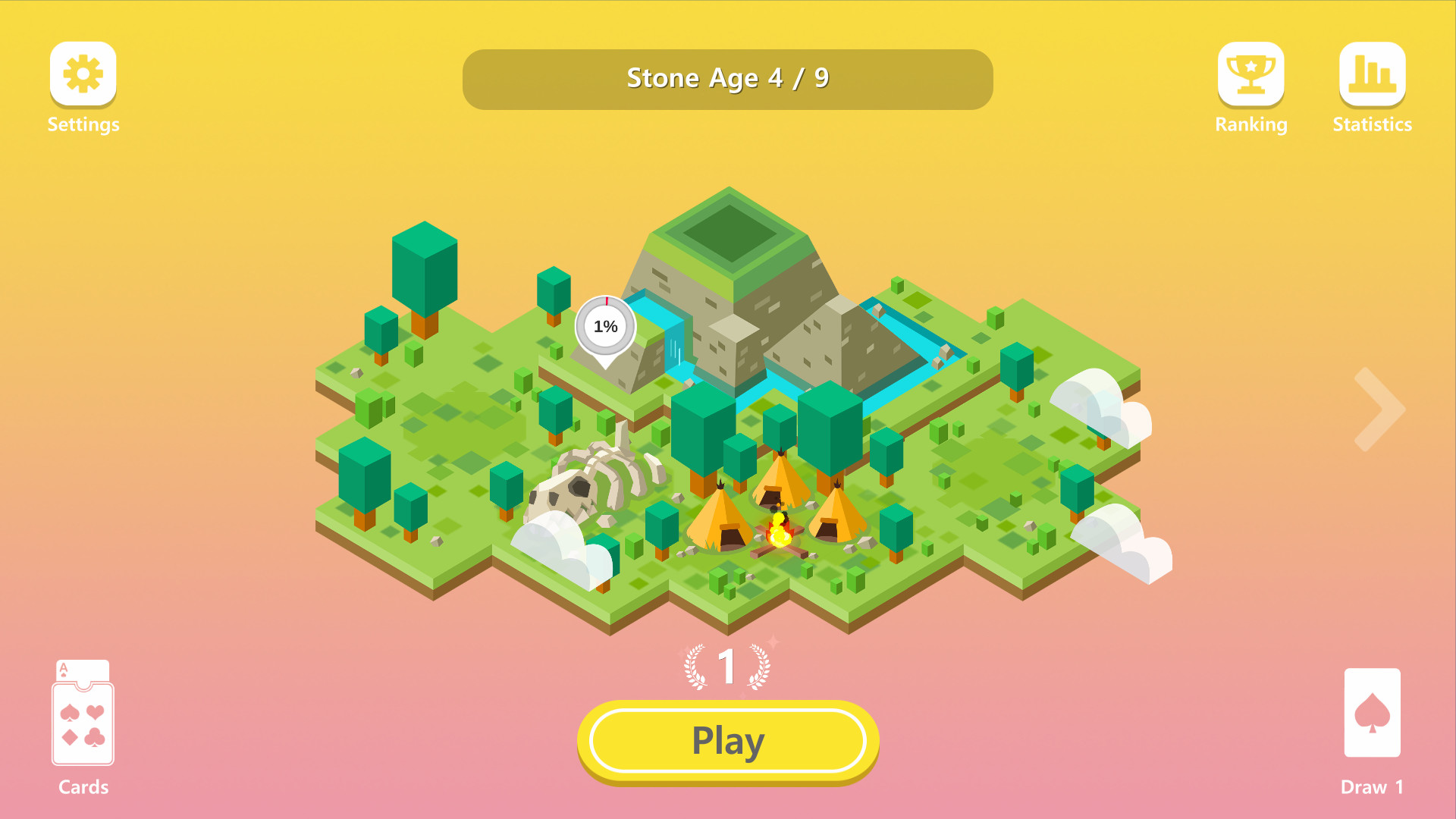 Age of Solitaire : Build Civilization official in-game screenshot 1