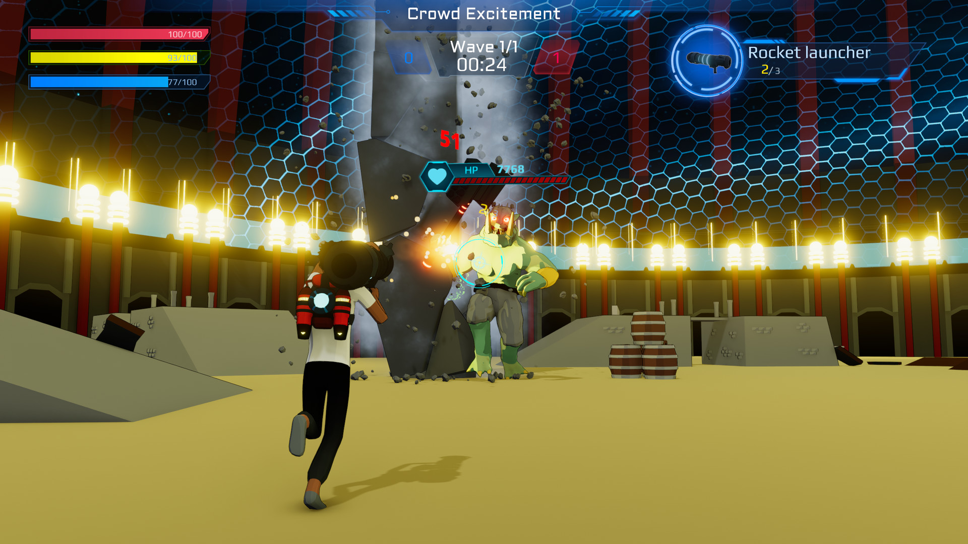 Alien Gladiator official in-game screenshot 1