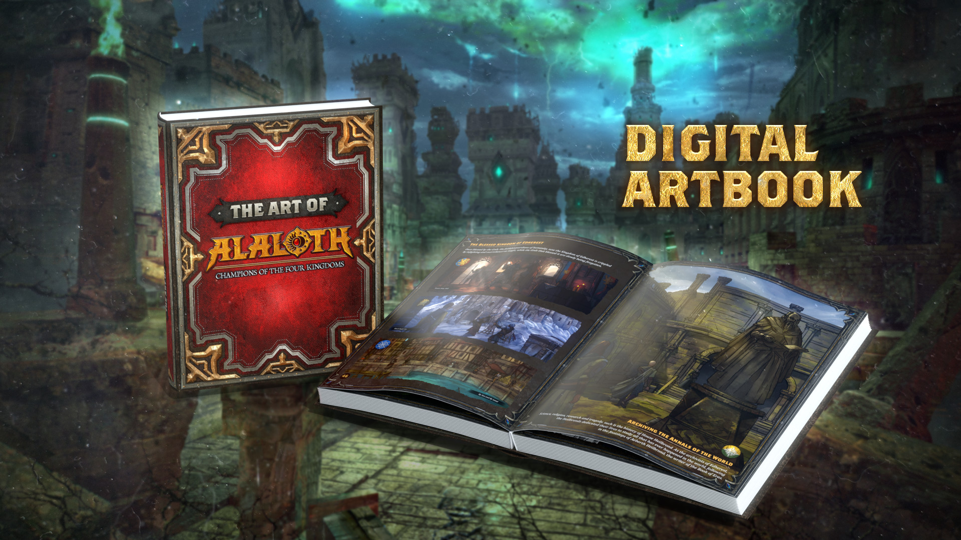 Alaloth - Champions of The Four Kingdoms - Digital Artbook official in-game screenshot 1