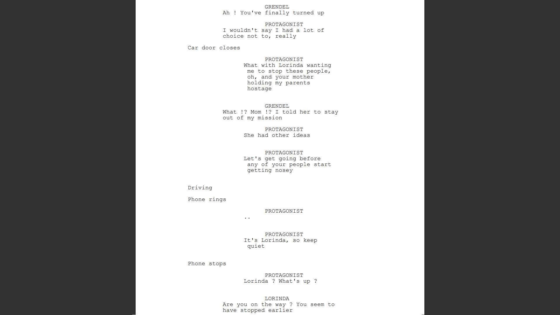 WTC : Relentless Protagonist Script official in-game screenshot 1