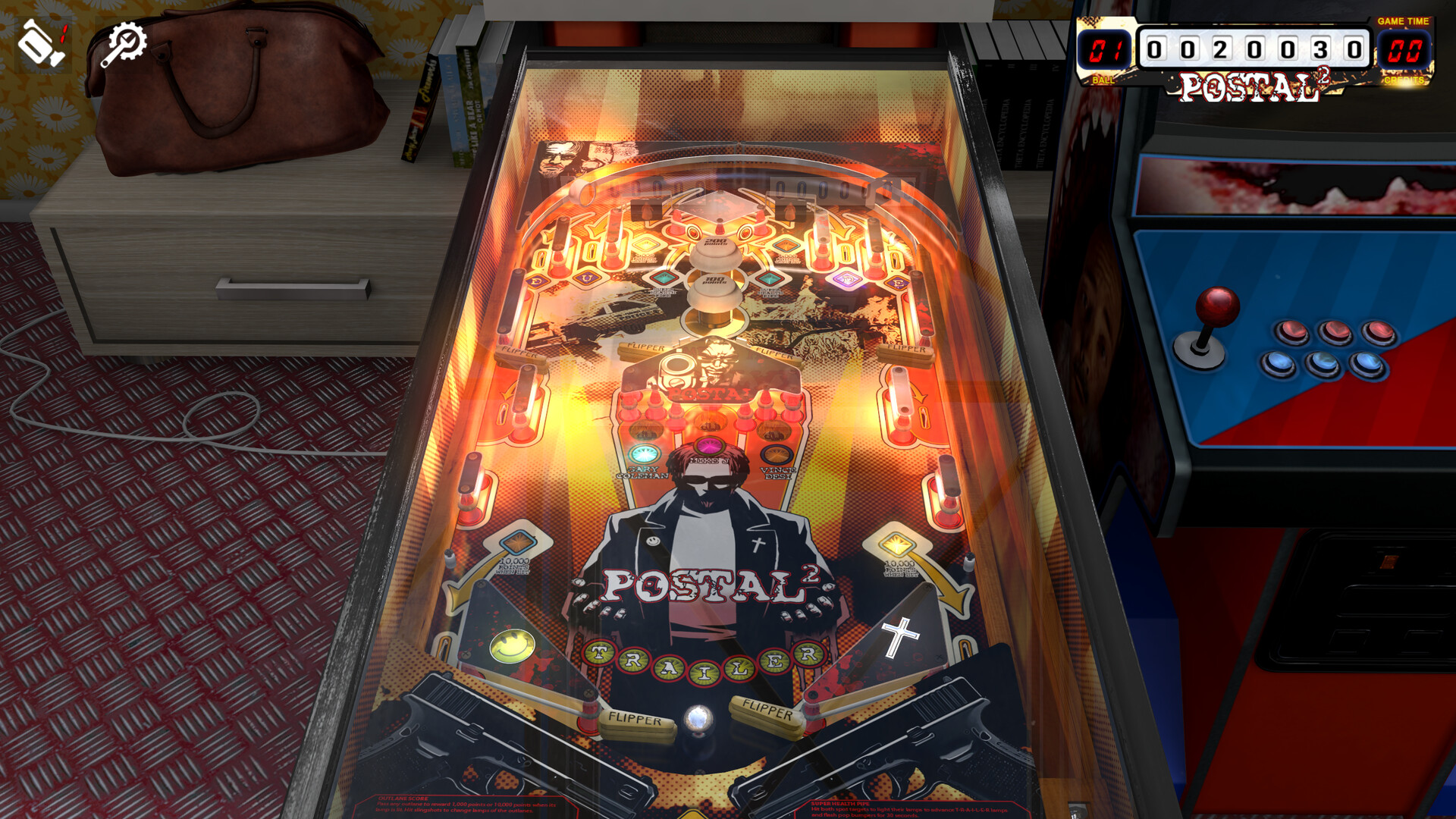 Zaccaria Pinball - POSTAL 2 Table Pack official in-game screenshot 1