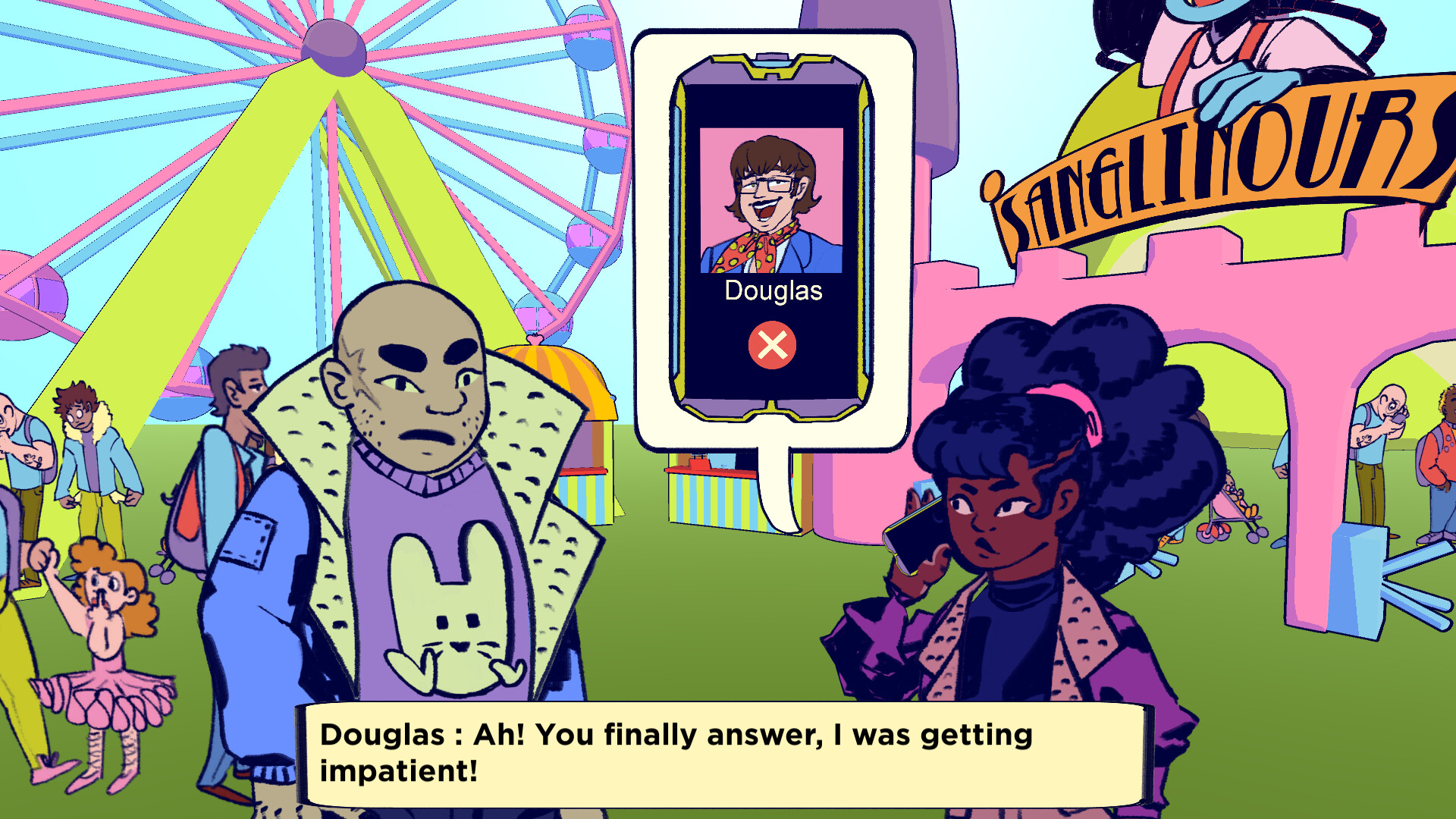 A Steak Temple Panic - Chapter 2 - Welcome to Sanglinours official in-game screenshot 1