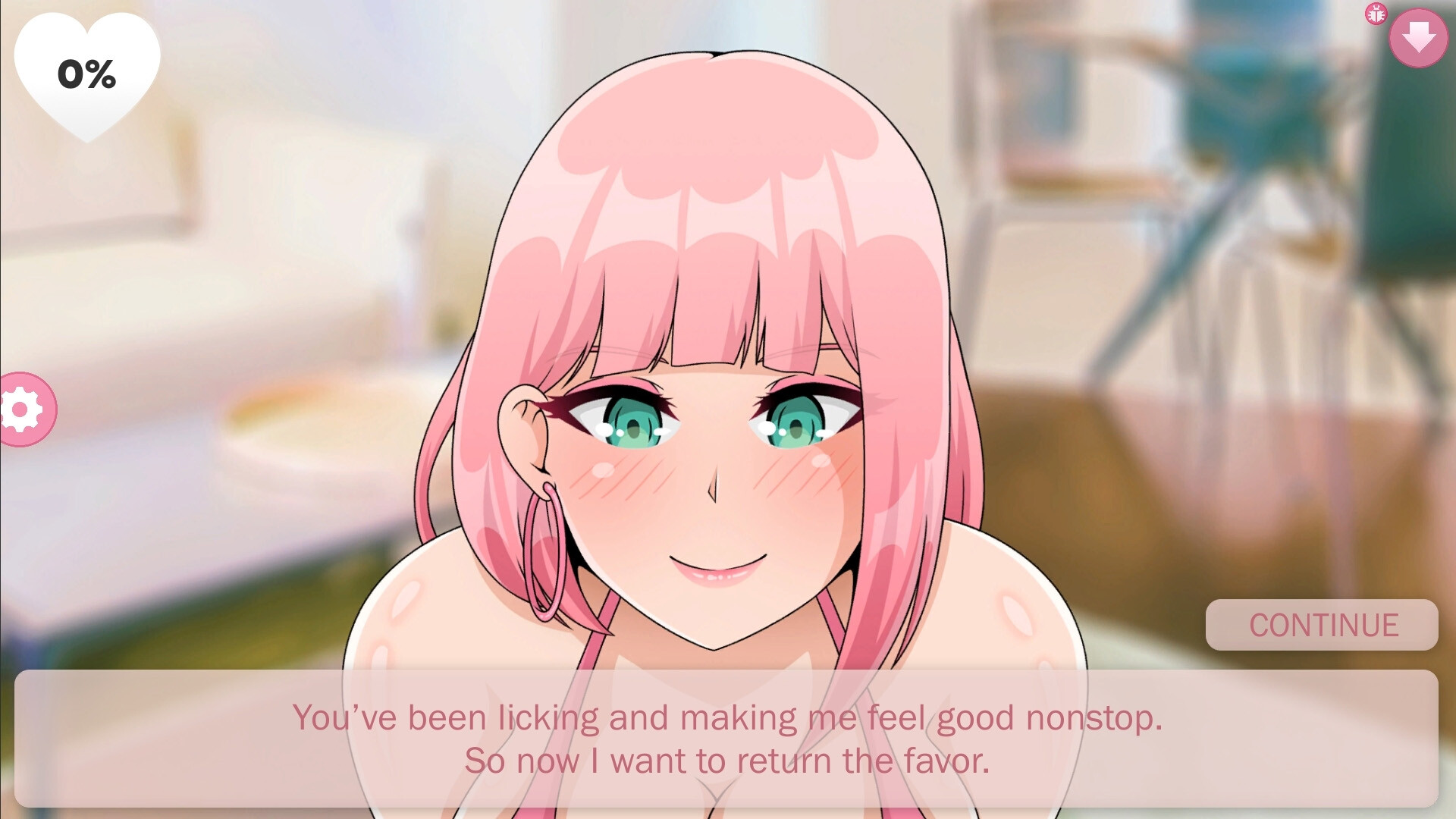 Zoey: My Hentai Sex Doll - Fellatio Fun DLC official in-game screenshot 1
