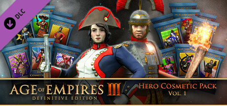 Age of Empires III: Definitive Edition – Hero Cosmetic Pack – Vol. 1 cover artwork