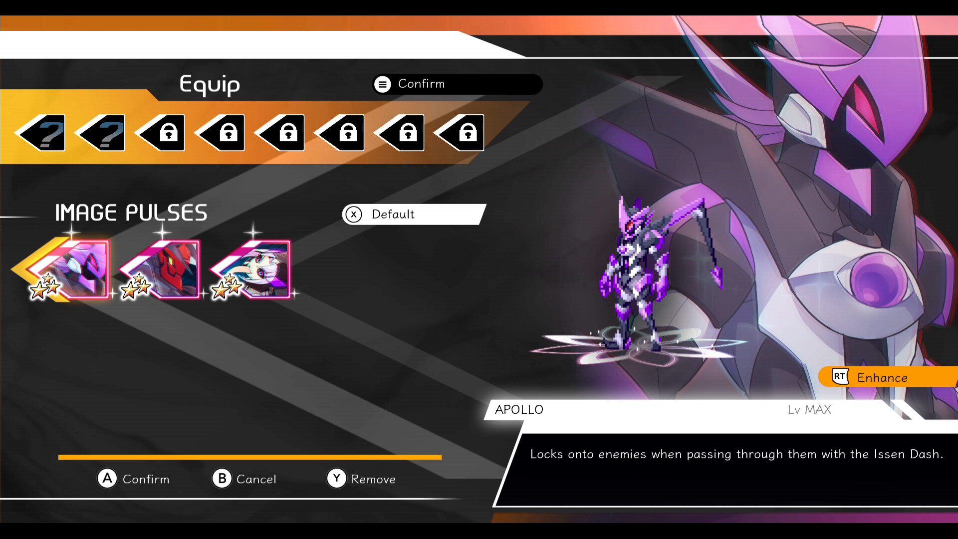 Azure Striker GUNVOLT 3 - EX Image Pulses: Merak and Teseo pack official in-game screenshot 1