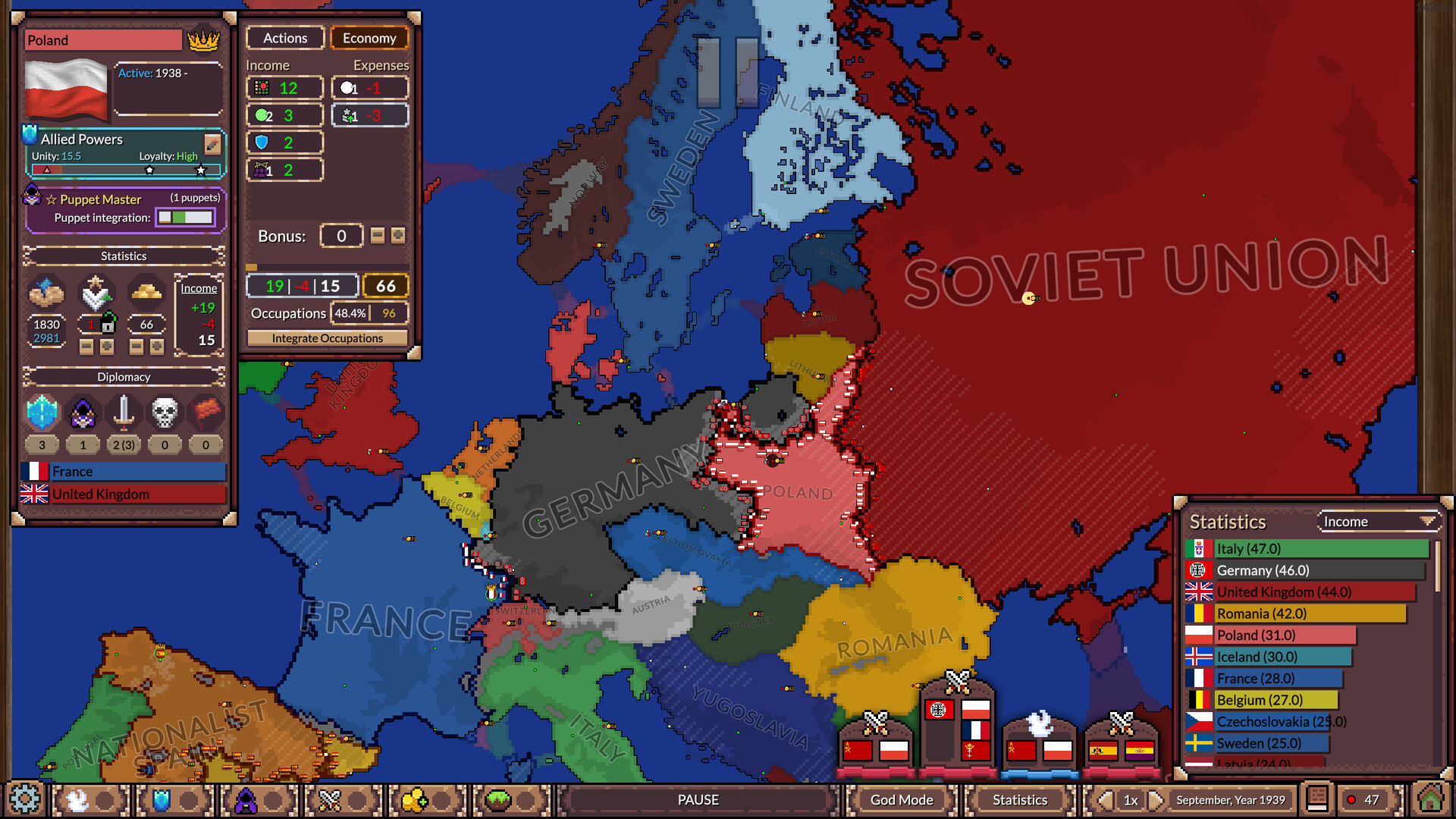 Ages of Conflict: World War Simulator official in-game screenshot 1