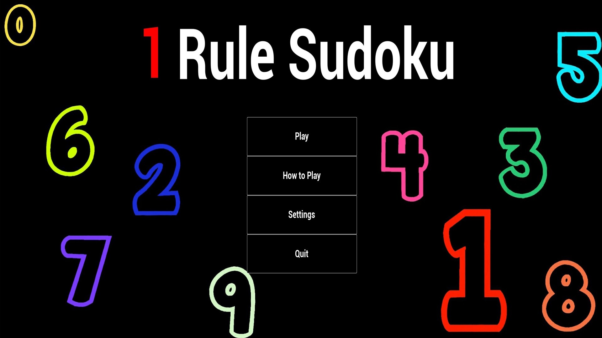 1 Rule Sudoku official in-game screenshot 1