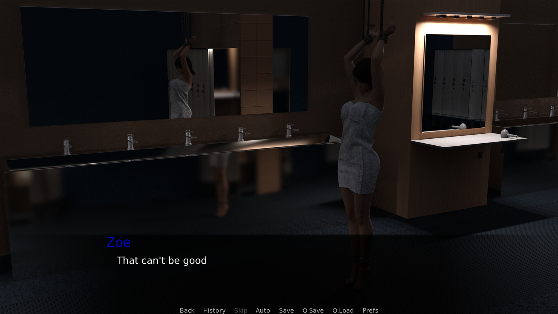 Zoe The Exhibitionist official in-game screenshot 1