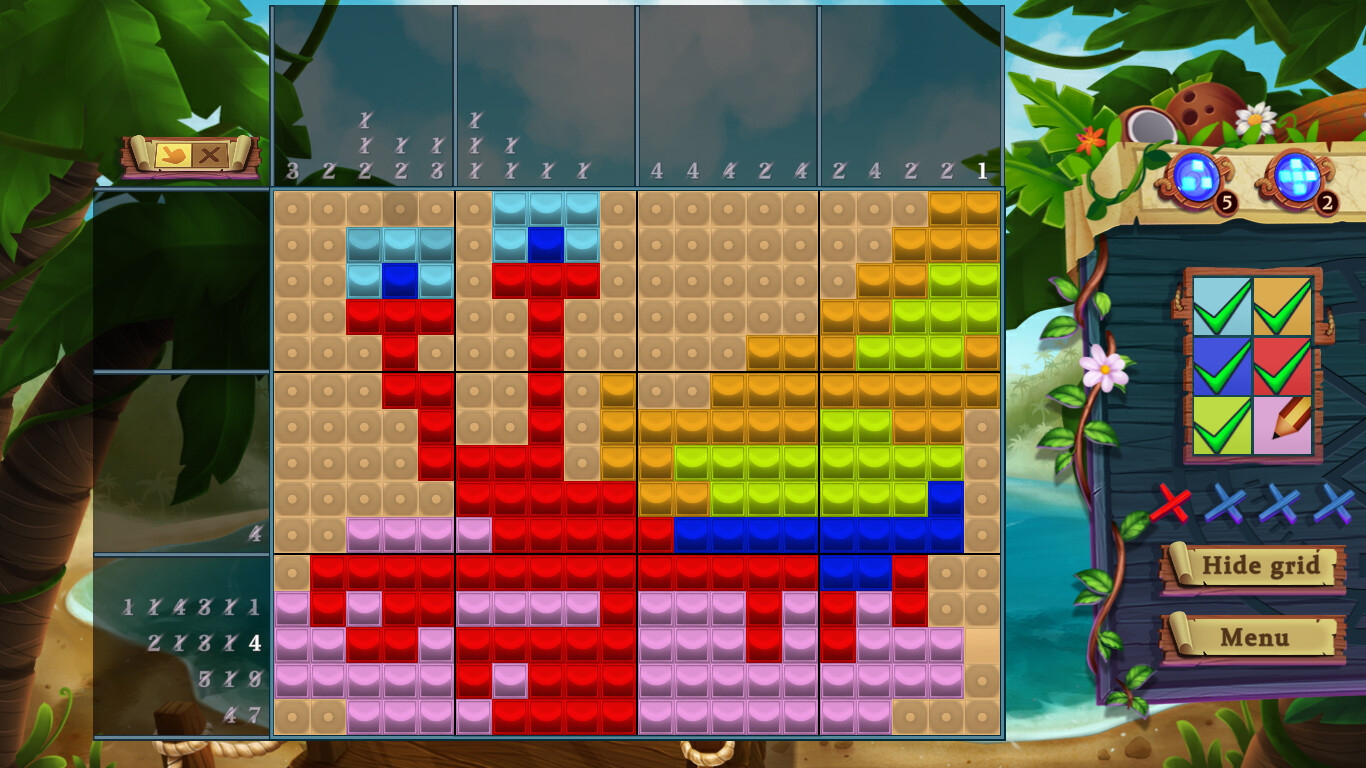 Adventure mosaics. Lost Expedition official in-game screenshot 1