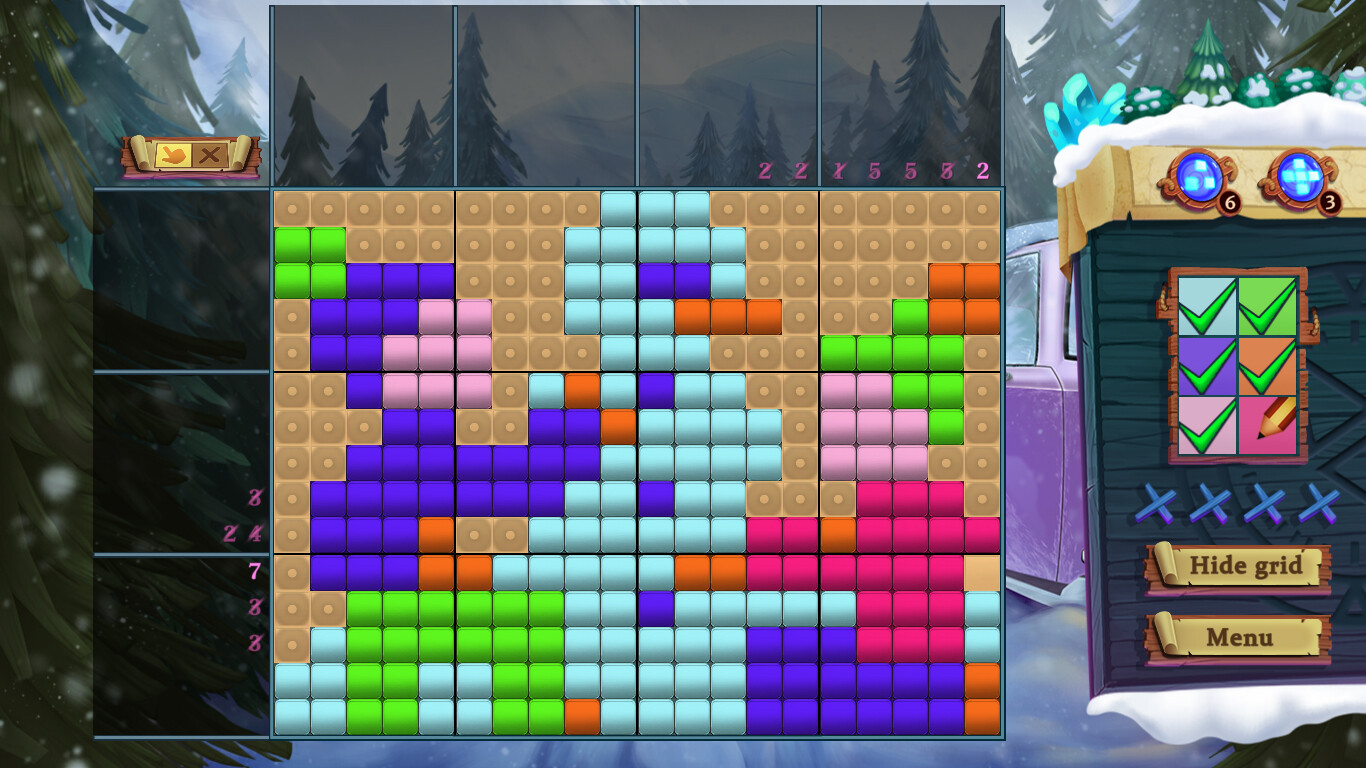 Adventure Mosaics. Winter Holidays official in-game screenshot 1