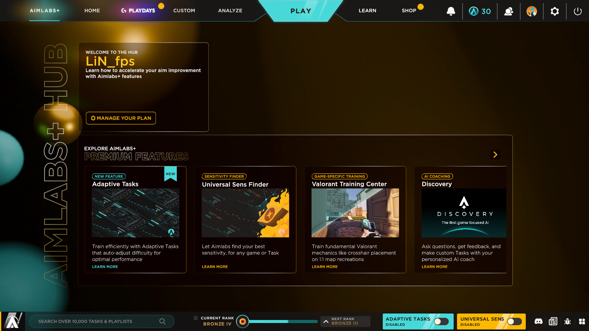 Aimlabs+ Premium Membership official in-game screenshot 1