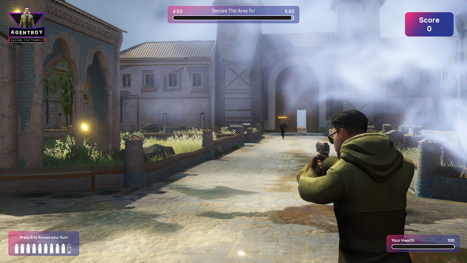 Agent Roy - Secure The Temple official in-game screenshot 1