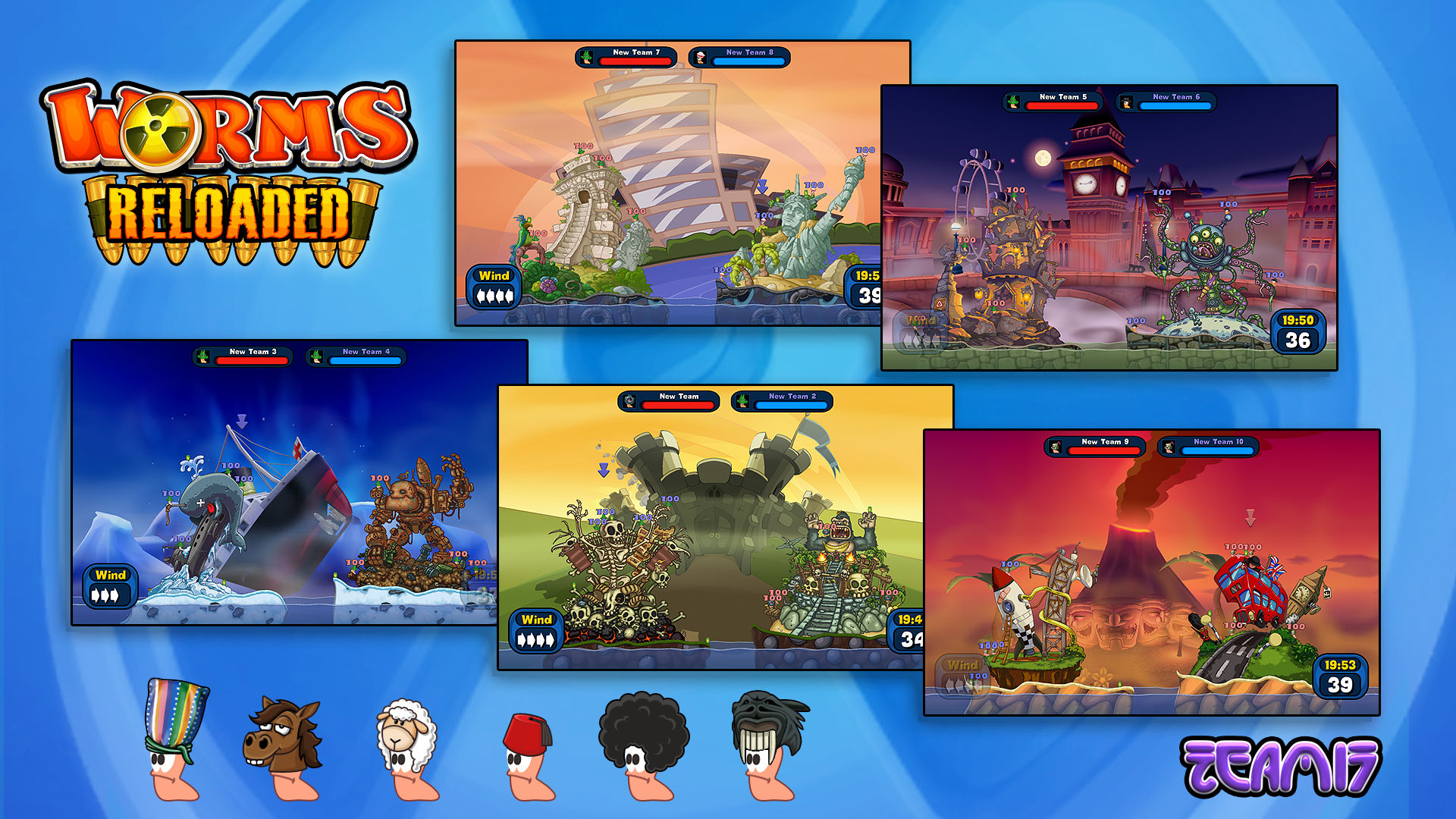 Worms Reloaded Preorder DLC official in-game screenshot 1