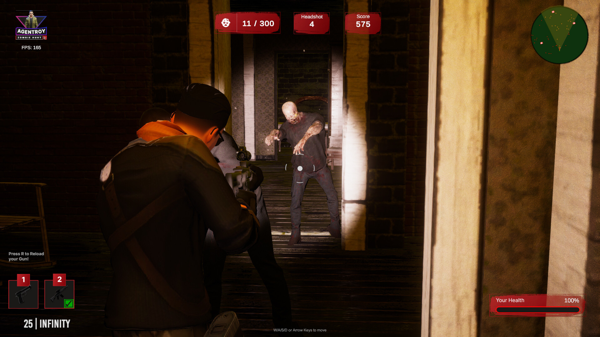 Agent Roy - Zombie Hunt official in-game screenshot 1
