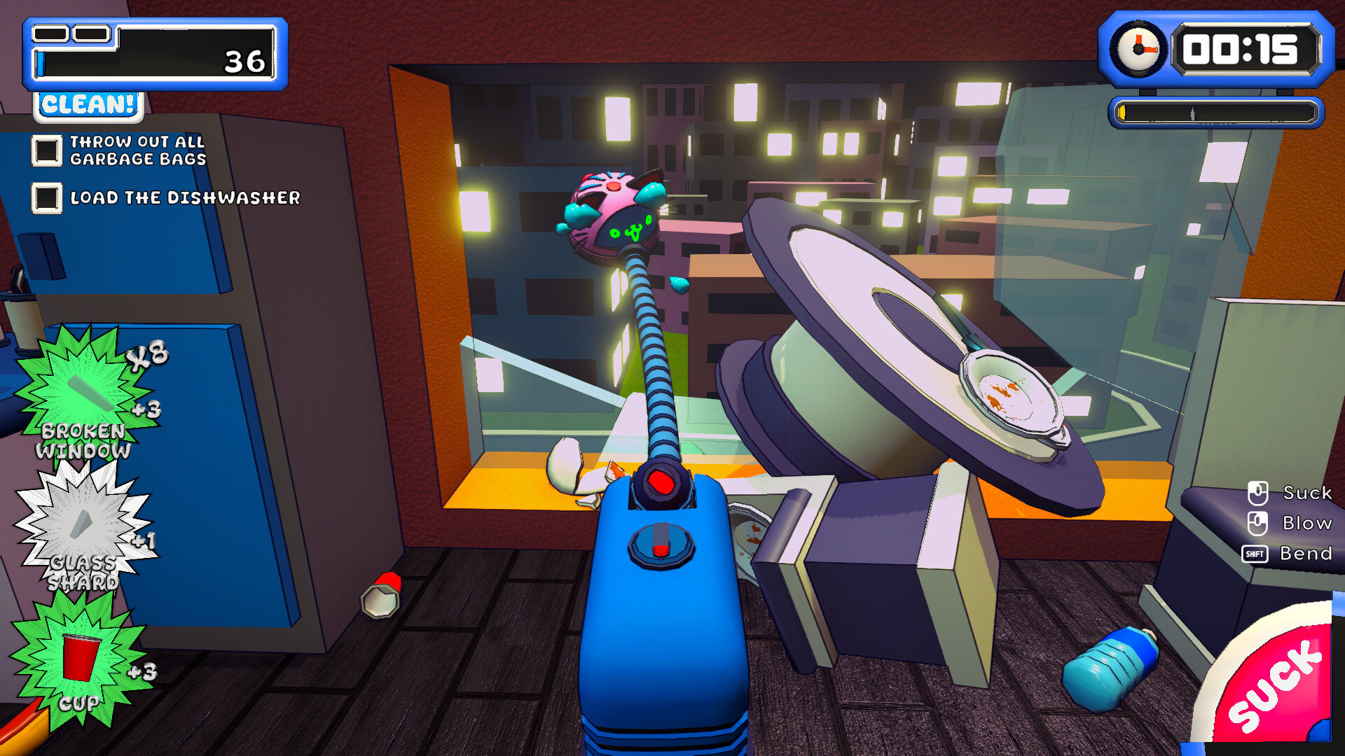 ACUVAC: A Suck and Blow Adventure official in-game screenshot 1