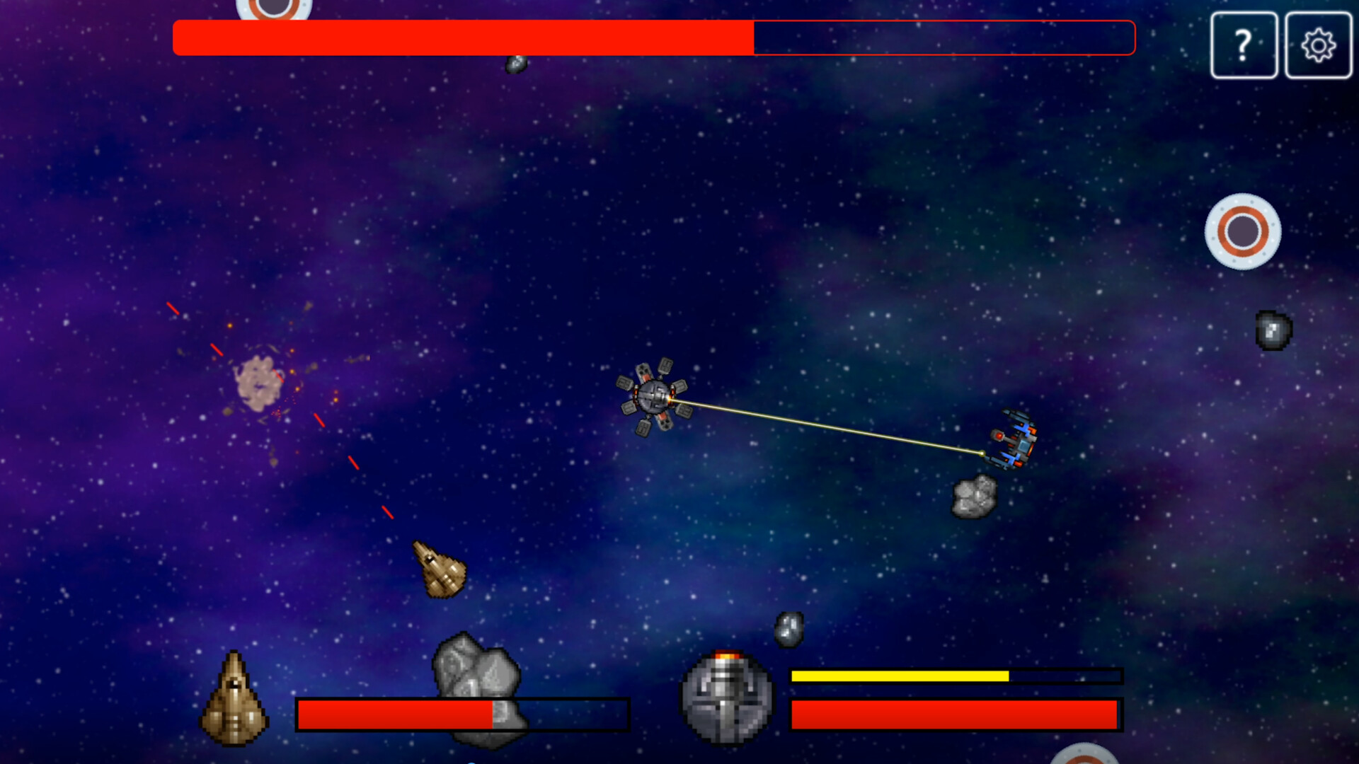 Asteroids: Multiplayer official in-game screenshot 1