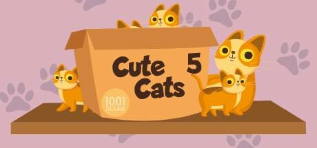 1001 Jigsaw. Cute Cats 5 cover artwork