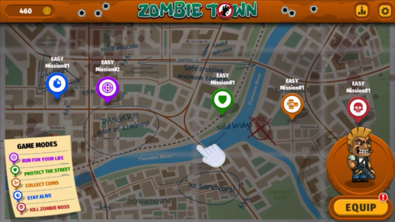 Zombie Town! official in-game screenshot 1