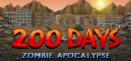 200 DAYS Zombie Apocalypse cover artwork