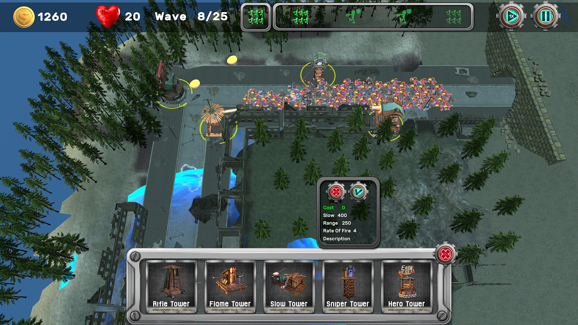 Z-APE: Tower Defense official in-game screenshot 1