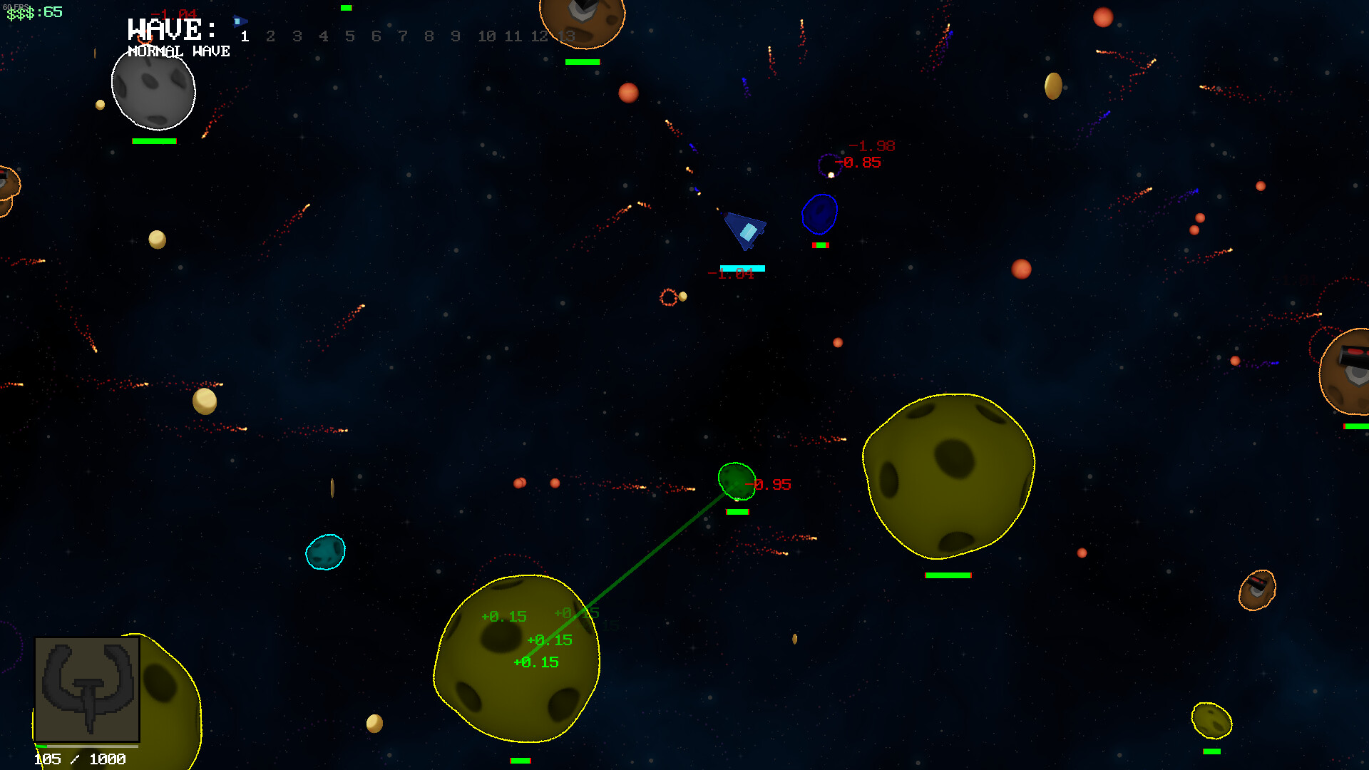 Asteroids ++ Soundtrack official in-game screenshot 1