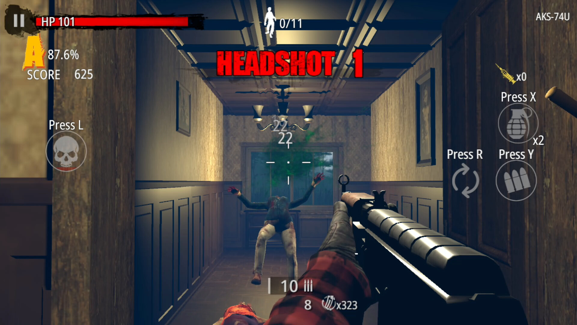 Zombie Hunter: D-Day official in-game screenshot 1