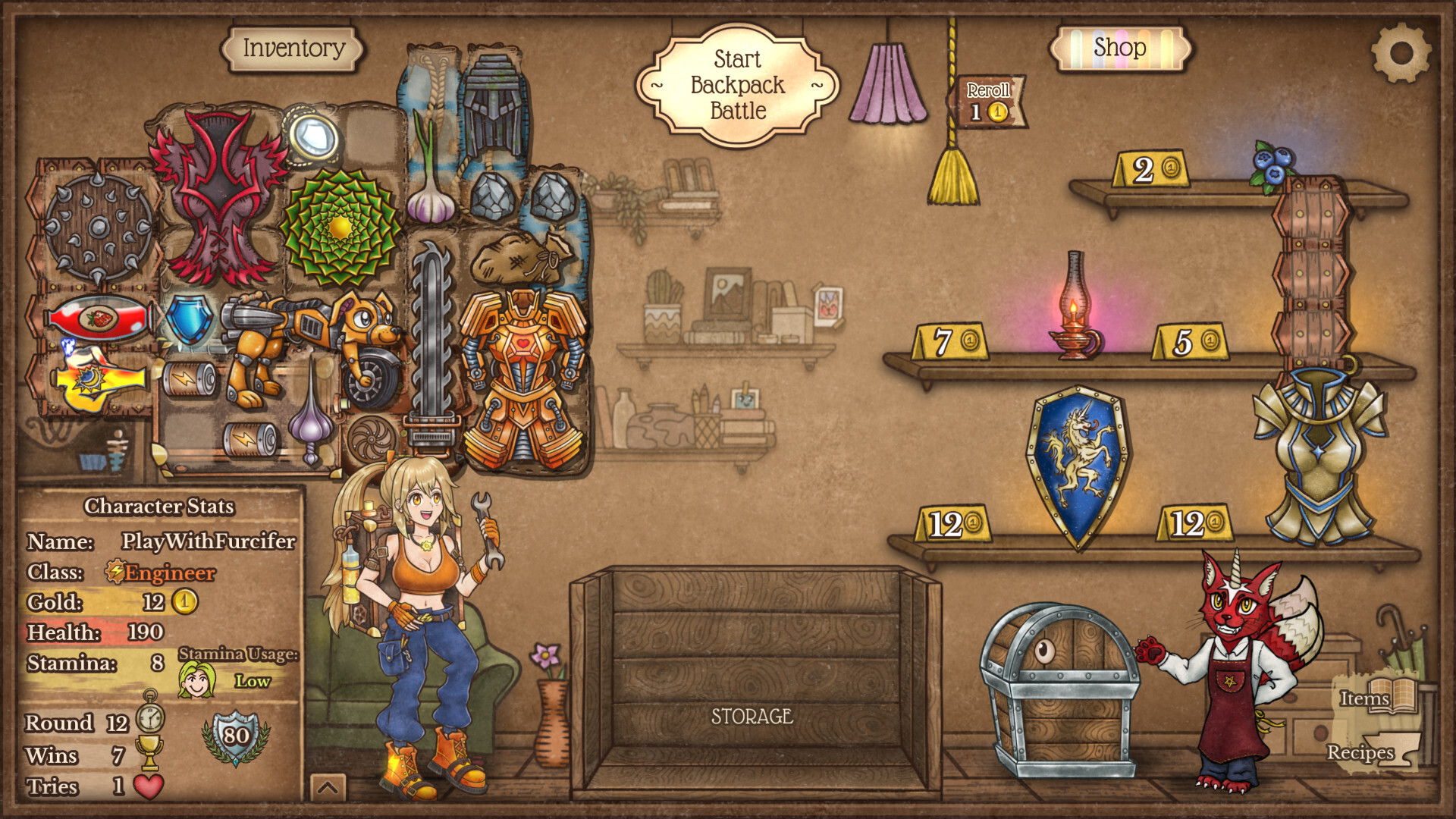 Backpack Battles official in-game screenshot 1