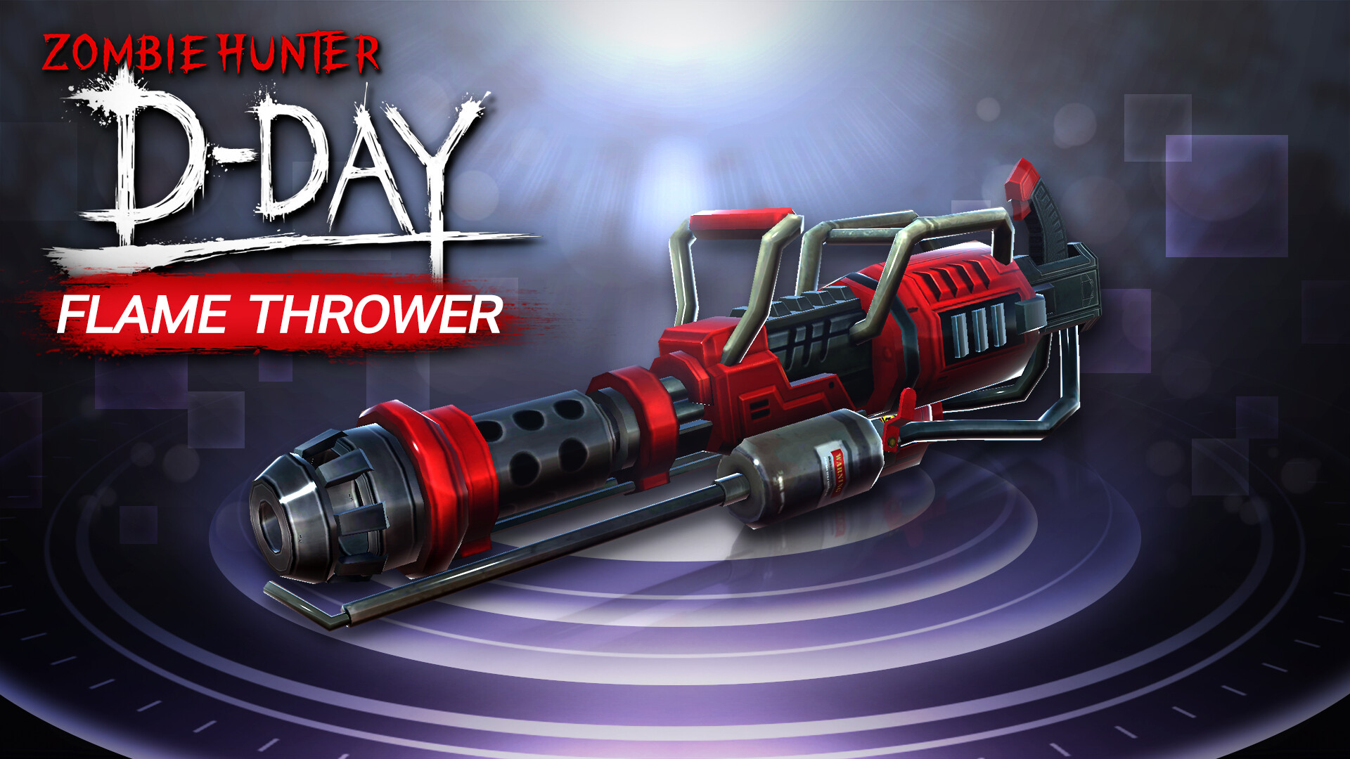 Zombie Hunter: D-Day - SS-ranked Weapon "FLAMETHROWER" official in-game screenshot 1