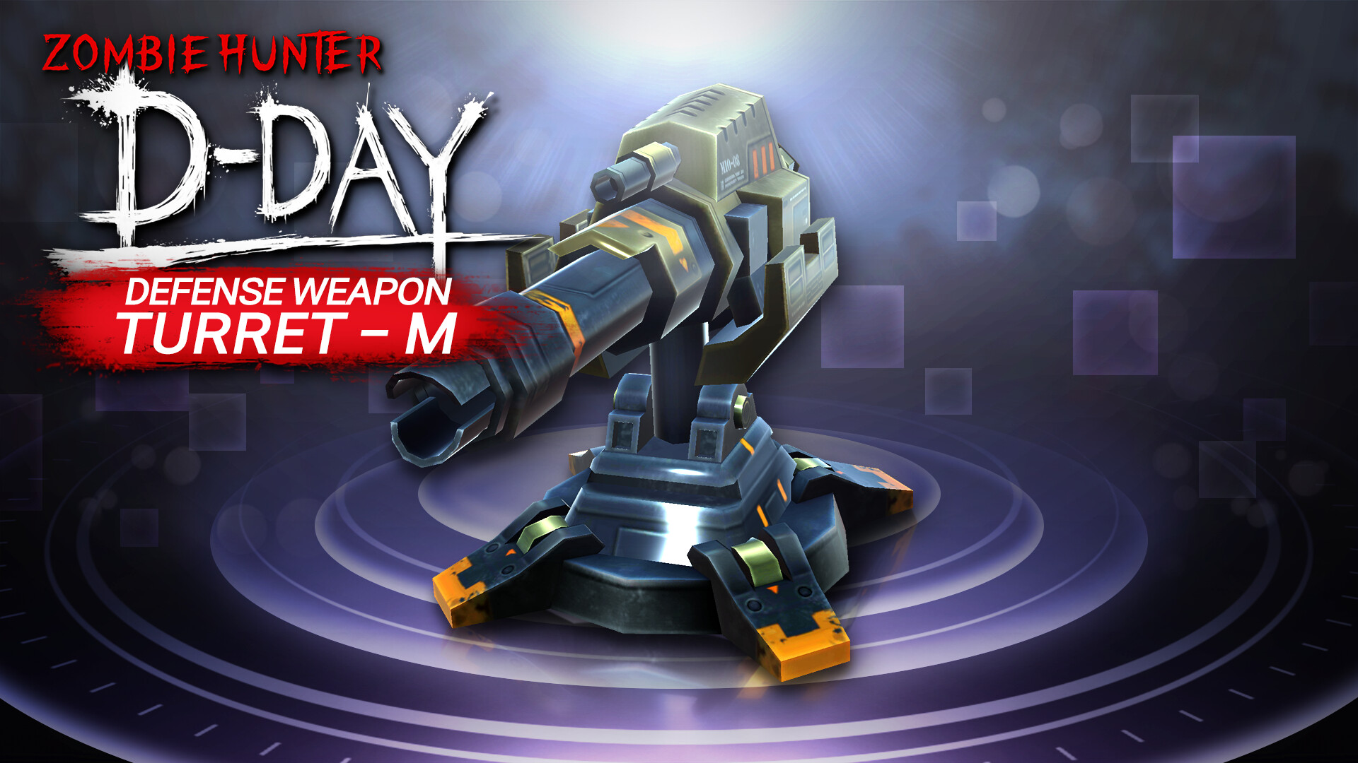 Zombie Hunter: D-Day - SS-ranked Armament "TURRET-M" official in-game screenshot 1