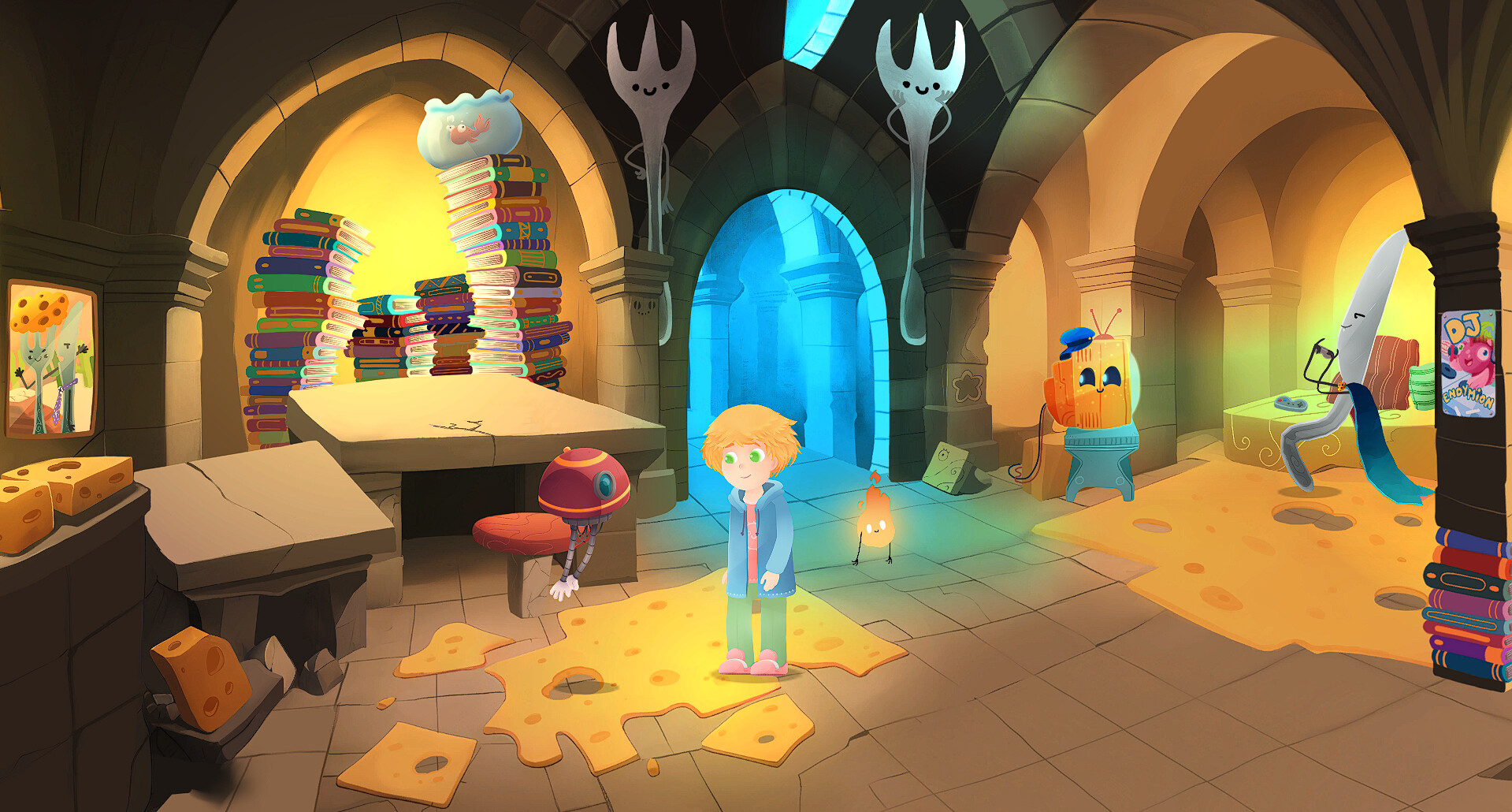Asfalia: Panic at the Mansion official in-game screenshot 1