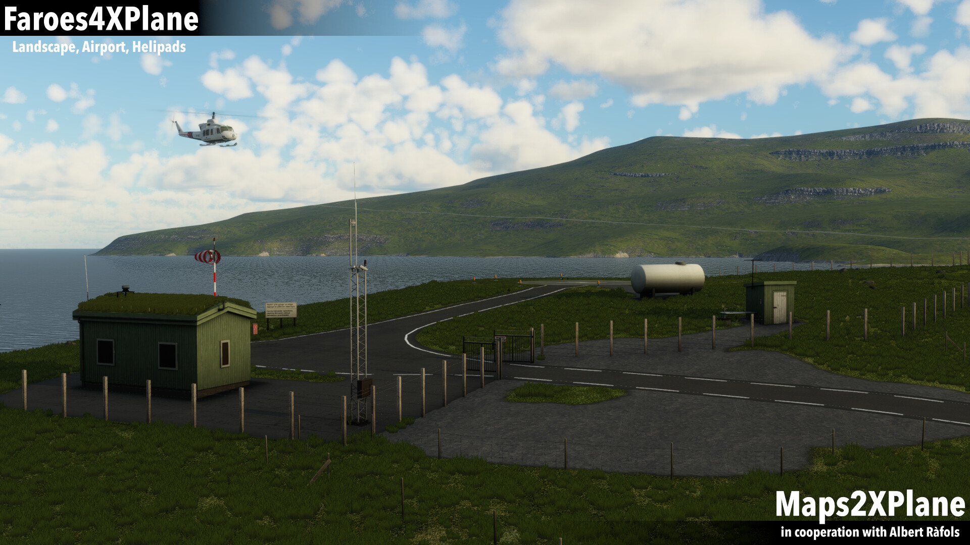 X-Plane 12 Add-on: Aerosoft - Faroe Islands XP official in-game screenshot 1