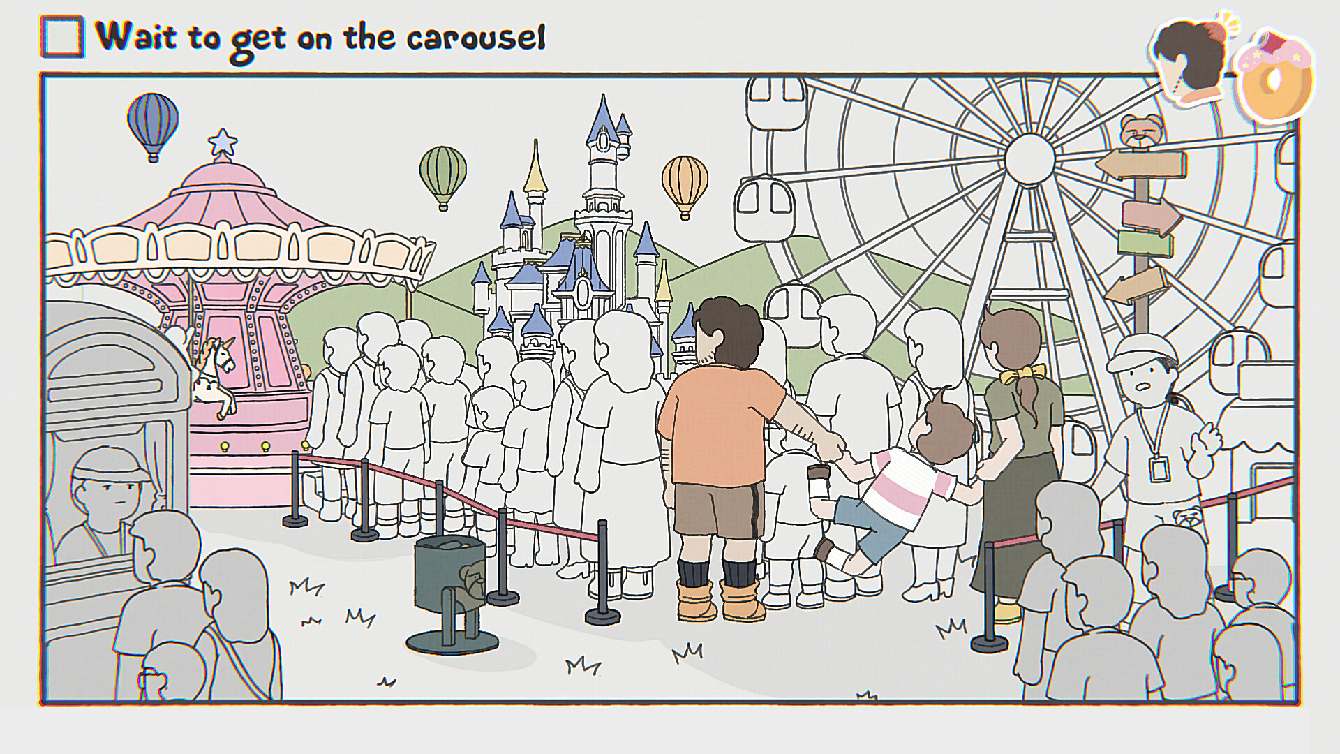 While Waiting official in-game screenshot 1