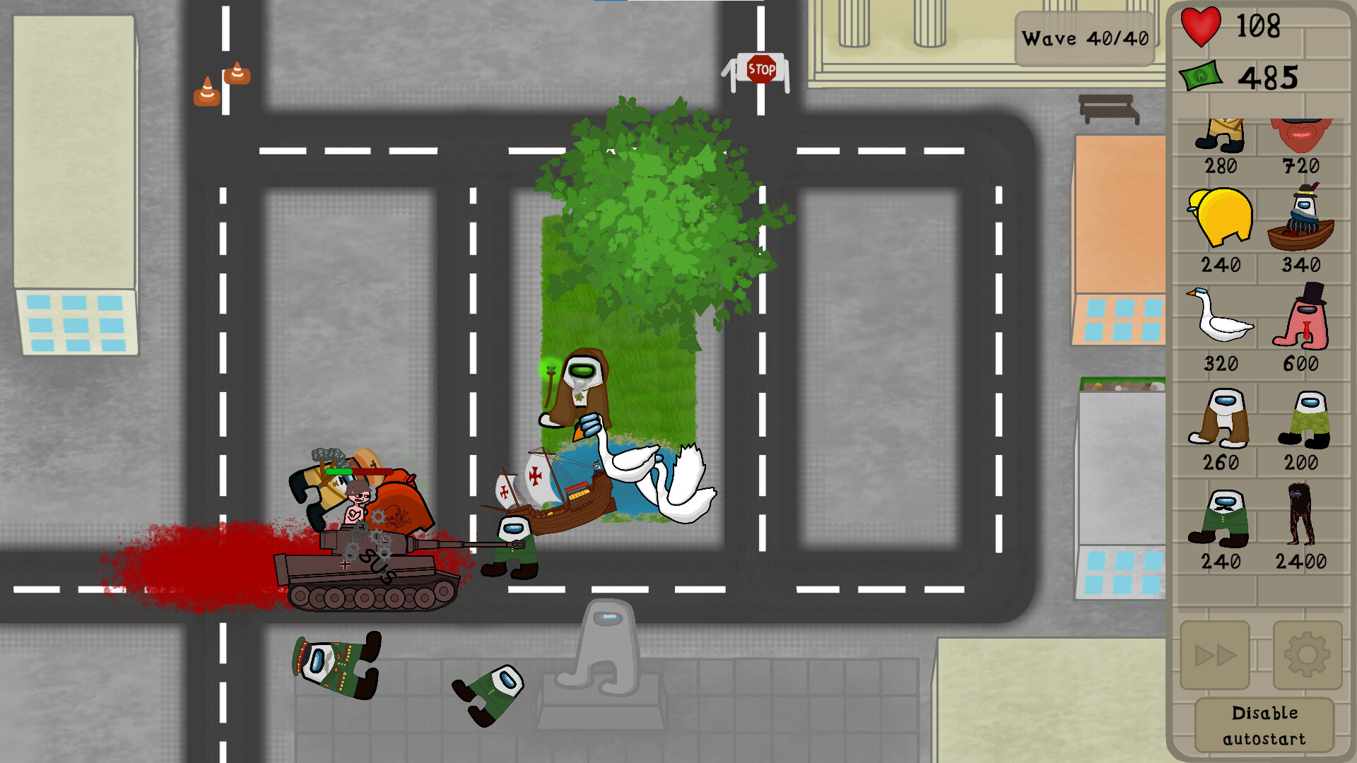 Amogus TD 2 - Defense of the Sus official in-game screenshot 1