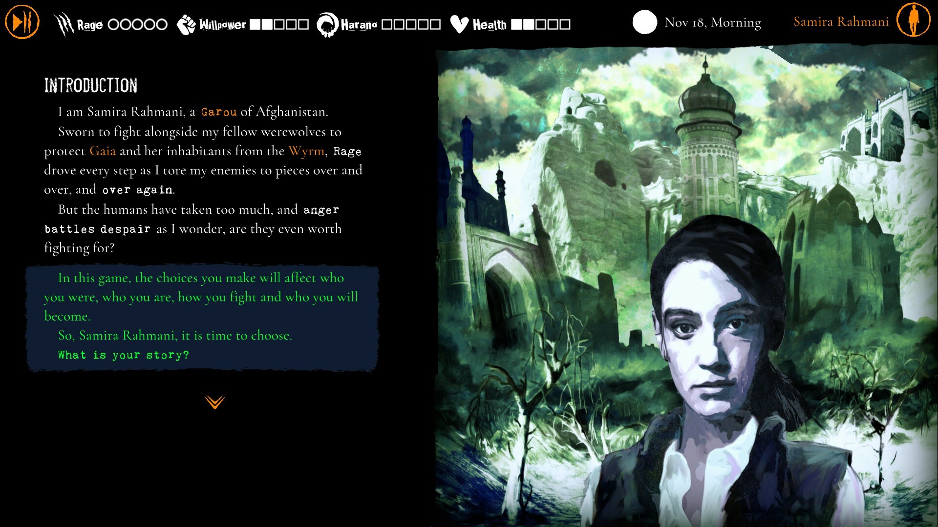 Werewolf: The Apocalypse - Purgatory official in-game screenshot 1
