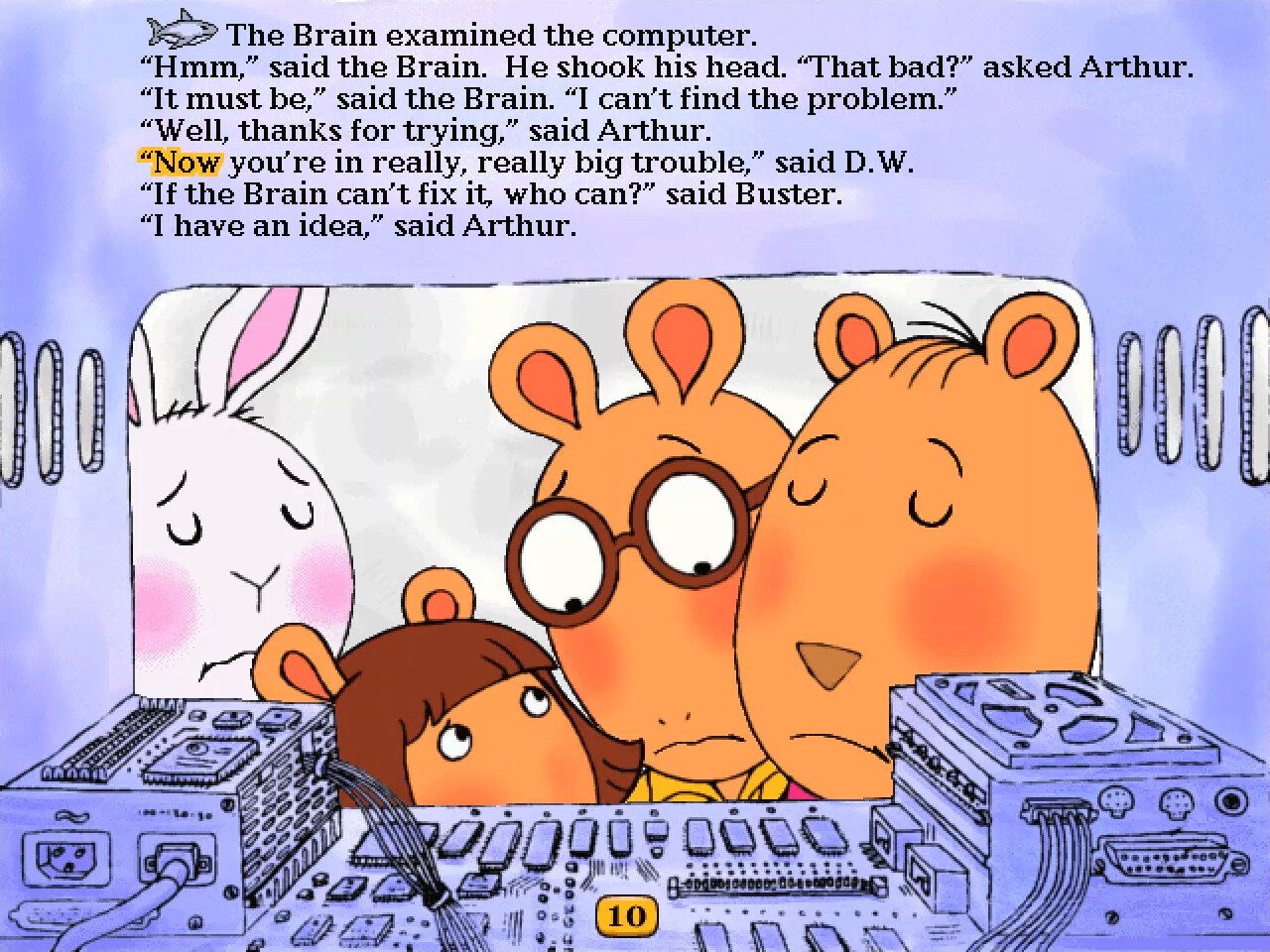Arthur's Computer Adventure official in-game screenshot 1