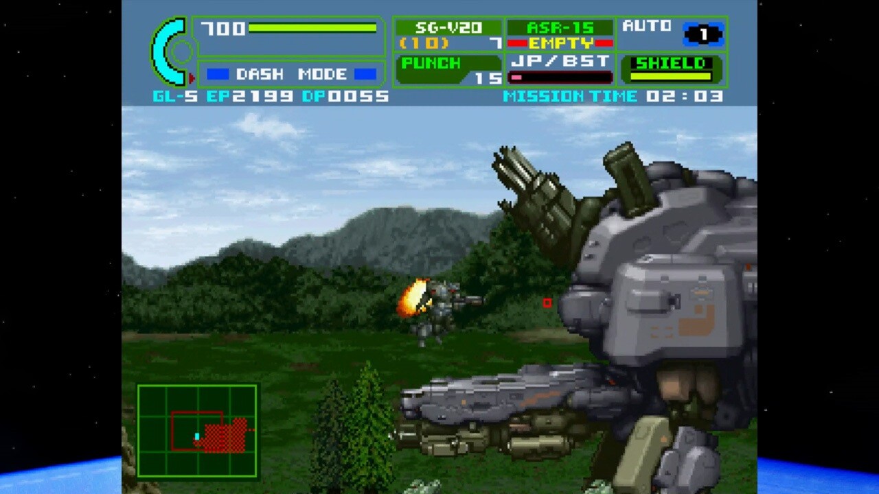 Assault Suit Leynos 2 Saturn Tribute official in-game screenshot 1