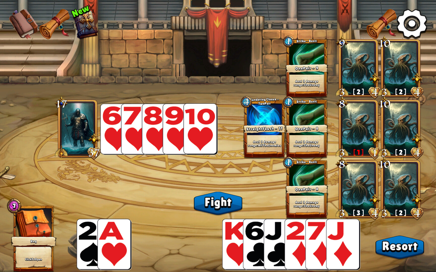 13 Playing Cards Of Demon official in-game screenshot 1