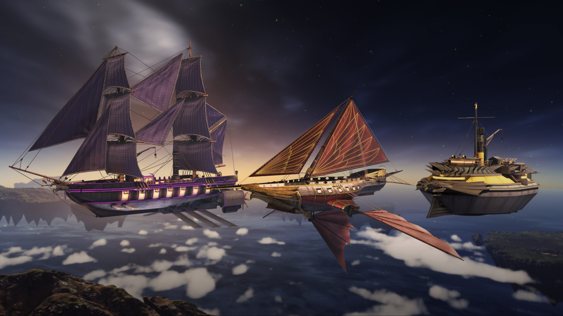Airship: Kingdoms Adrift - War Corvettes DLC official in-game screenshot 1